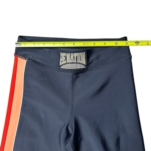 P.E Nation Orange Varsity Racing Stripe Athletic Active Workout Legging XS - Picture 14 of 16